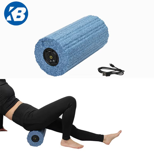 Custom Logo High Density EPP Body Building Fitness Sports Recovery Electric Yoga Foam Roller Vibrator